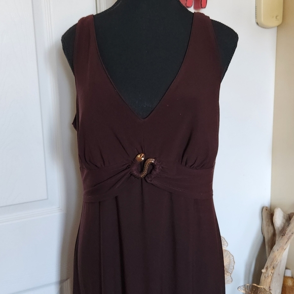 Vintage y2k snake emblem brown dress - Picture 5 of 7